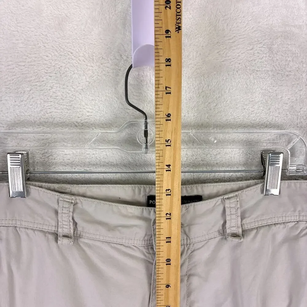VTG Polo Jeans Co Ralph Lauren Cargo Shorts Mens 38 Khaki Skate Baggy Army Y2K
